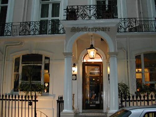 Hotel Shakespeare, en la zona de Paddington