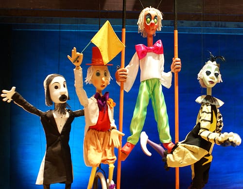 Marionetas del Teatro Pequeño Ángel