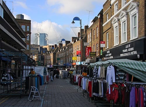 El mercado de Petticoat Lane: compras y algo más