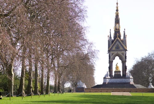Albert Memorial en Kensington Gardens